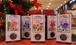 Sachets de fleurs comestibles