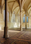 Le réfectoire des moines de l'abbaye de Royaumont