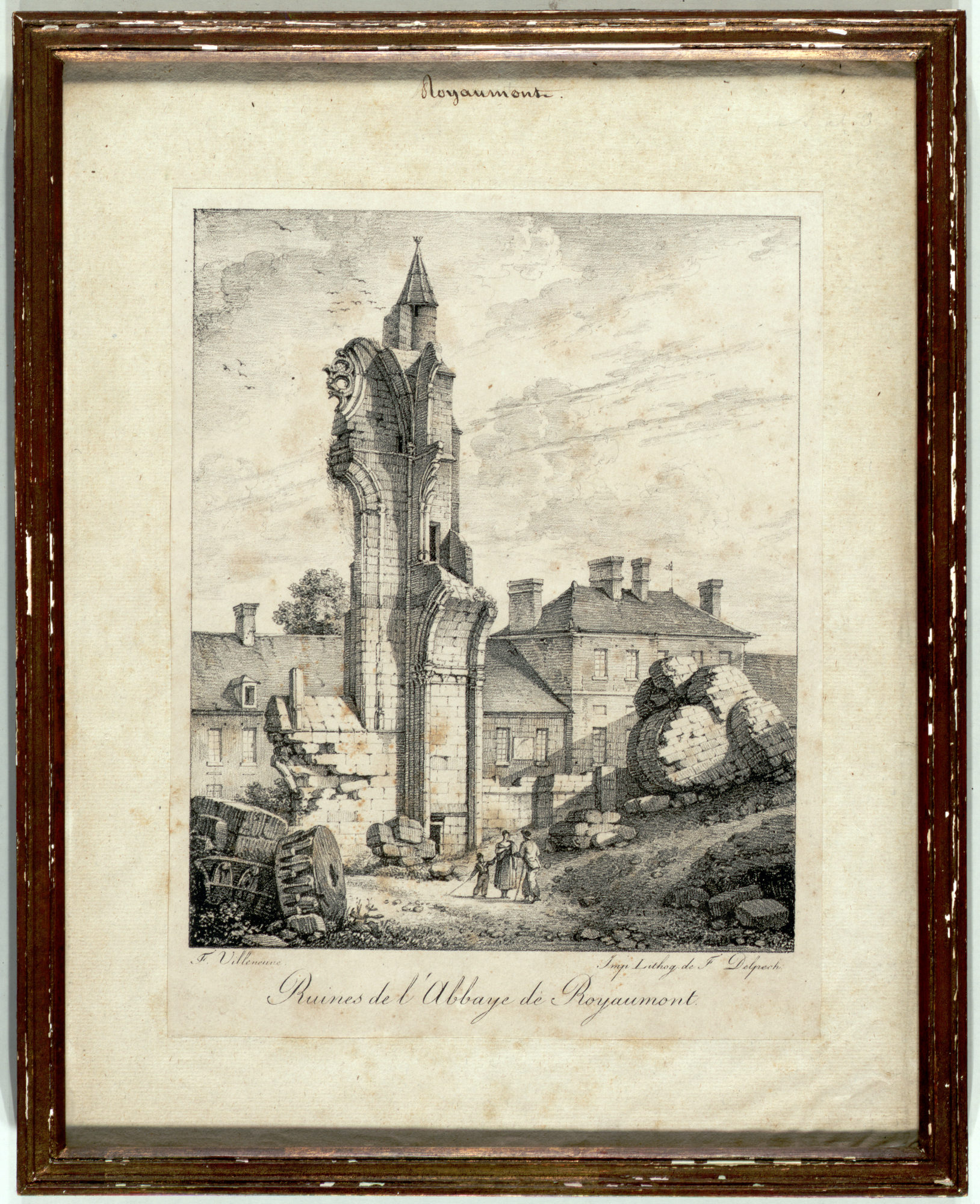 Restitution de l’angle Nord-Est du bras nord du transept par Pierre-André Lablaude