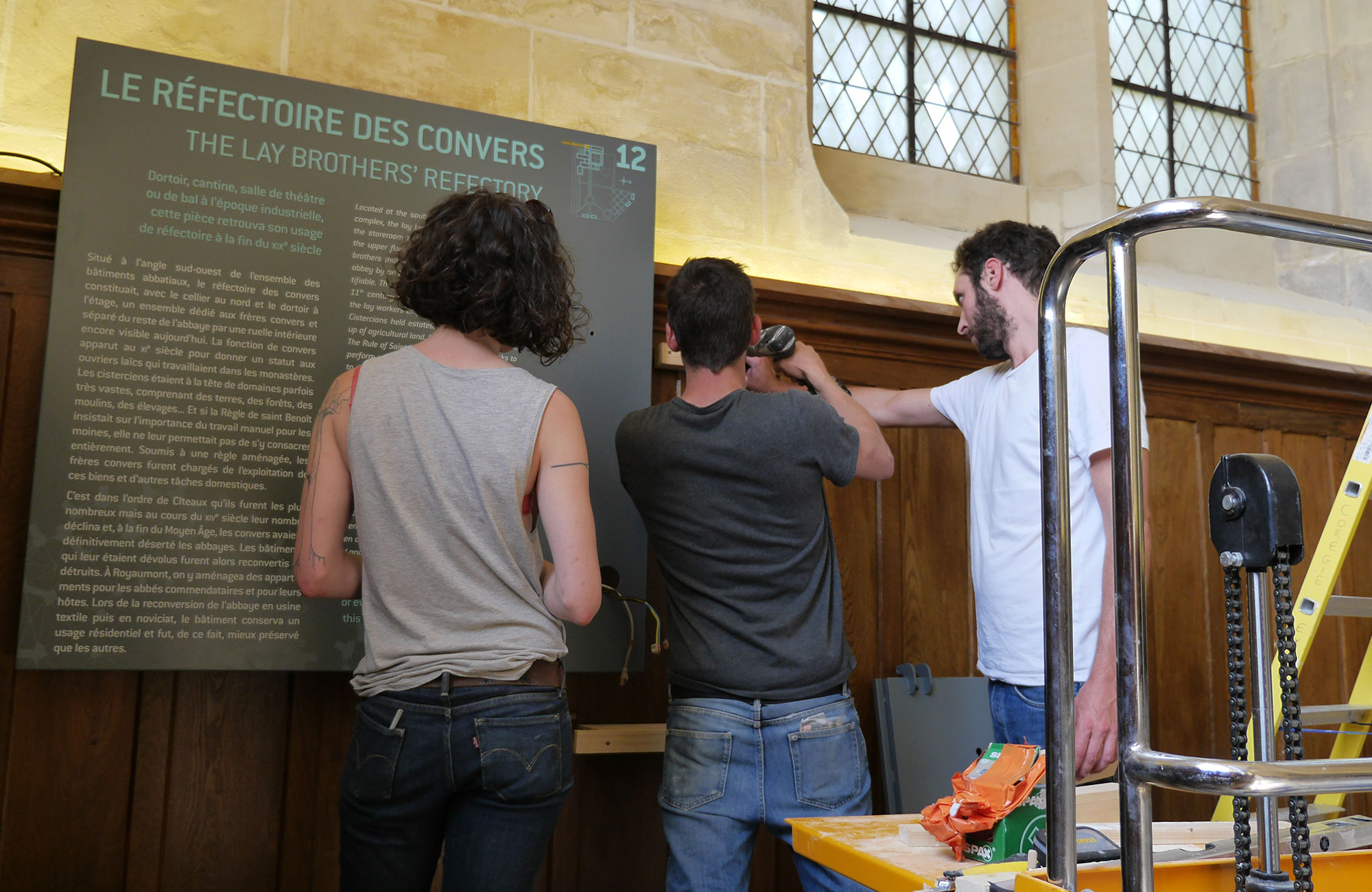 Emploi val d'oise abbaye de royaumont, technique, régisseur
