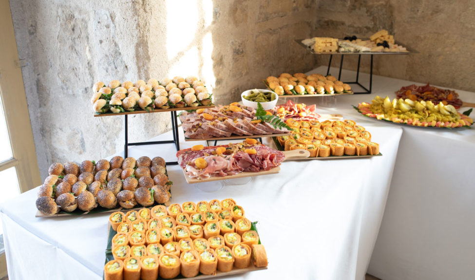Buffet gourmand au brunch de Royaumont