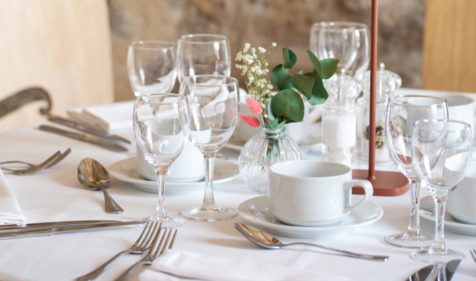 Table du brunch de Royaumont