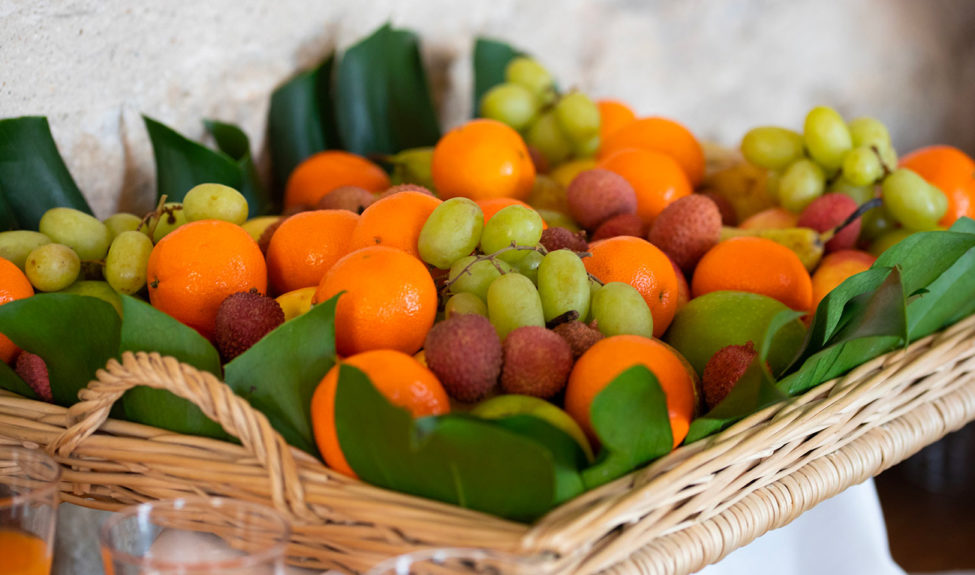 Les fruits du brunch de Royaumont
