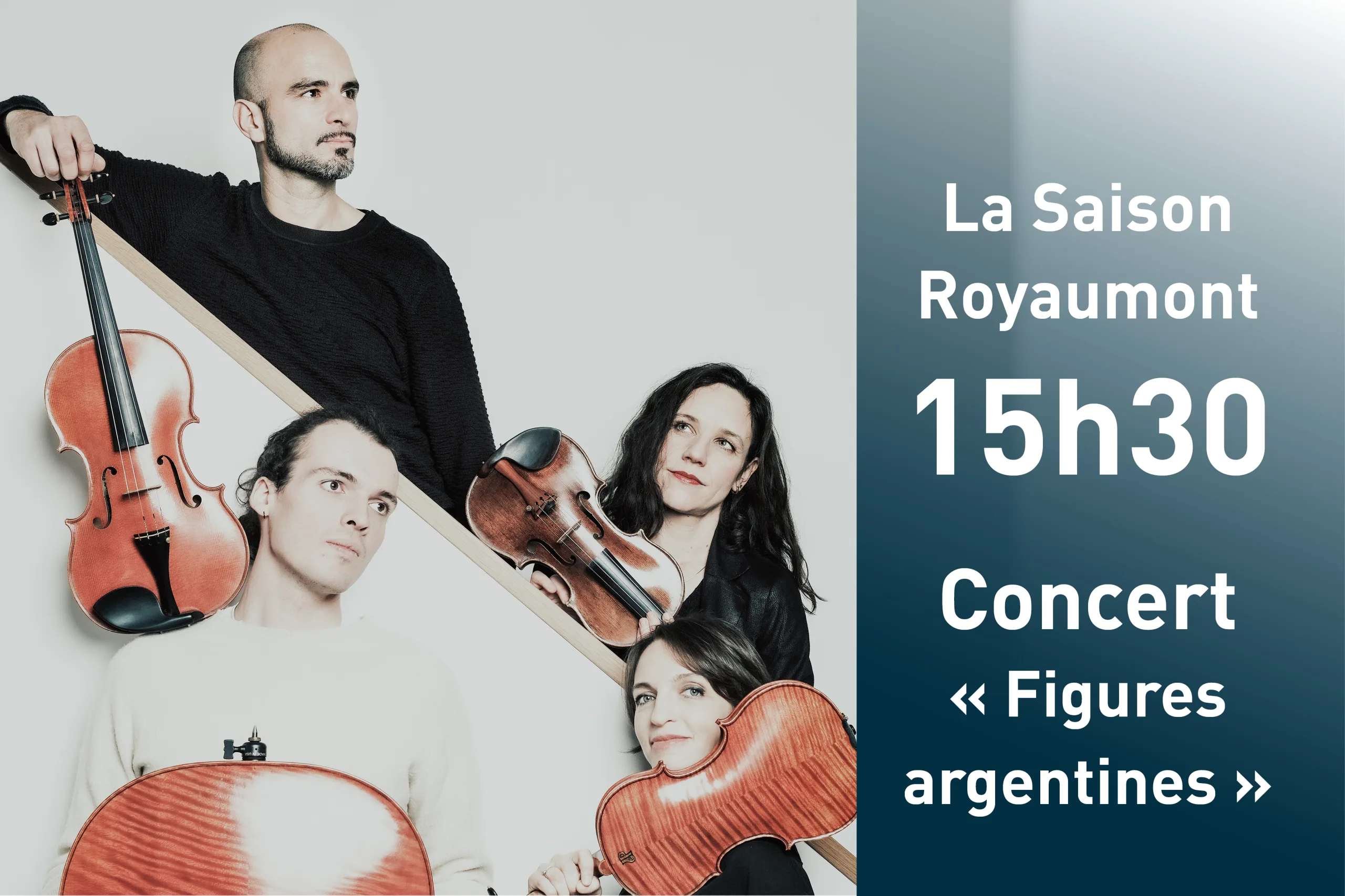 Un concert le dimanche apr&egrave;s-midi &agrave; 15h30, autour de m&eacute;lodie andines, pour la Saison Royaumont