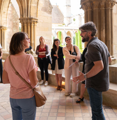 visite guidée de l'abbaye de Royaumont dans le Val d'Oise