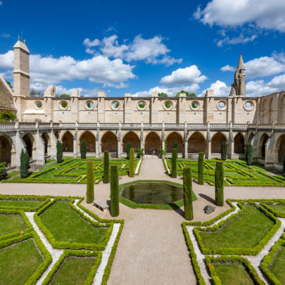 Cloître de l\'abbaye de Royaumont