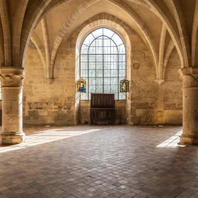 La cuisine des moines, de l'abbaye de royaumont, situ&eacute;e dans le val d'oise, proche de l'oise