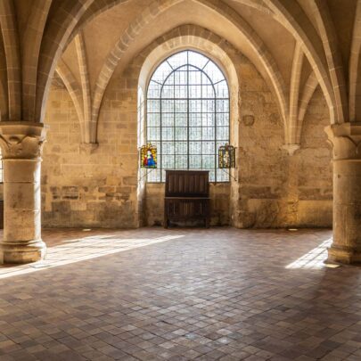 La cuisine des moines, de l'abbaye de royaumont, situ&eacute;e dans le val d'oise, proche de l'oise