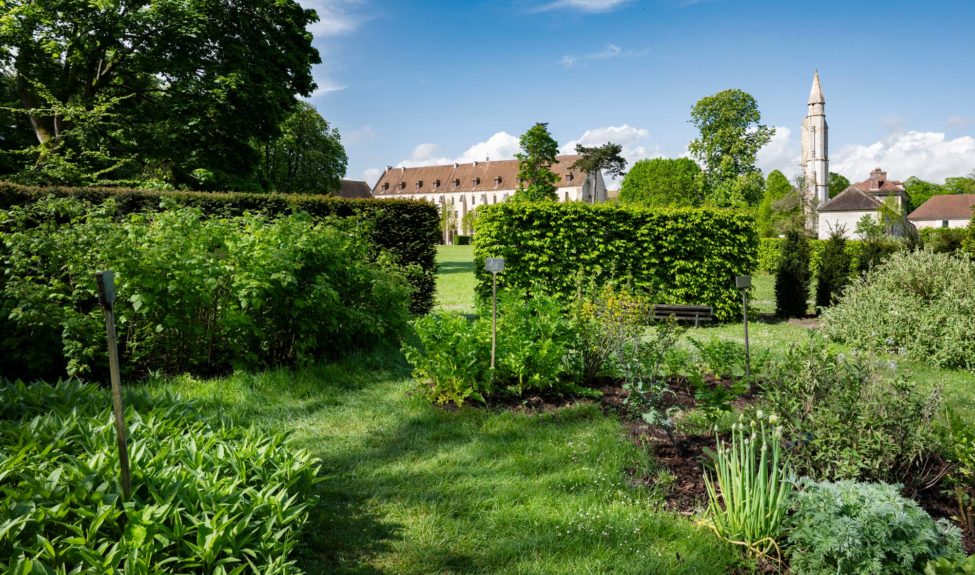 Potager-jardin de l'abbaye de Royaumont