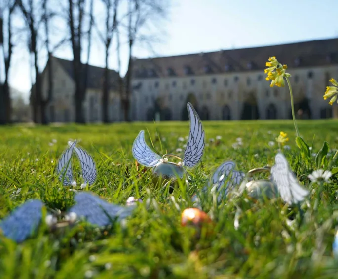 Accompagnez les enfants lors de la traditionnelle chasse aux dans les jardins de l'abbaye de Royaumont, dans le val d'Oise, pour le week-end de P&acirc;ques, les 5 et 6 avril