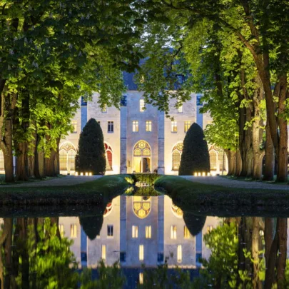 B&acirc;timent des moines de l'abbaye de royaumont dans le val d'oise