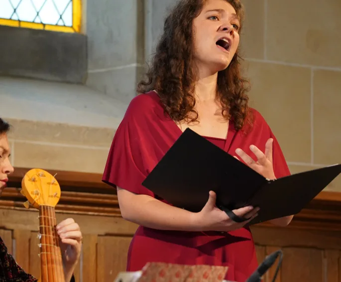 L'ensemble de musique m&eacute;di&eacute;vale Apotropa&iuml;k en concert &agrave; Royaumont