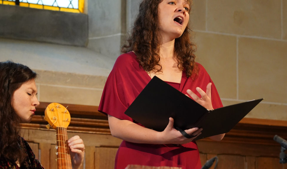 L'ensemble de musique médiévale Apotropaïk en concert à Royaumont
