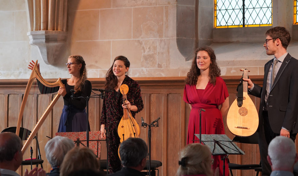 L'ensemble de musique médiévale Apotropaïk en concert à Royaumont