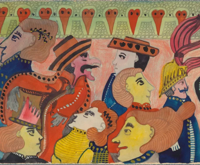Concert Sammlung, art brut, à l'abbaye de royaumont