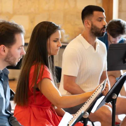 Formation interpr&egrave;tes, compositeurs, compositrice en &eacute;t&eacute; &agrave; l'abbaye de Royaumont dans le val d'oise