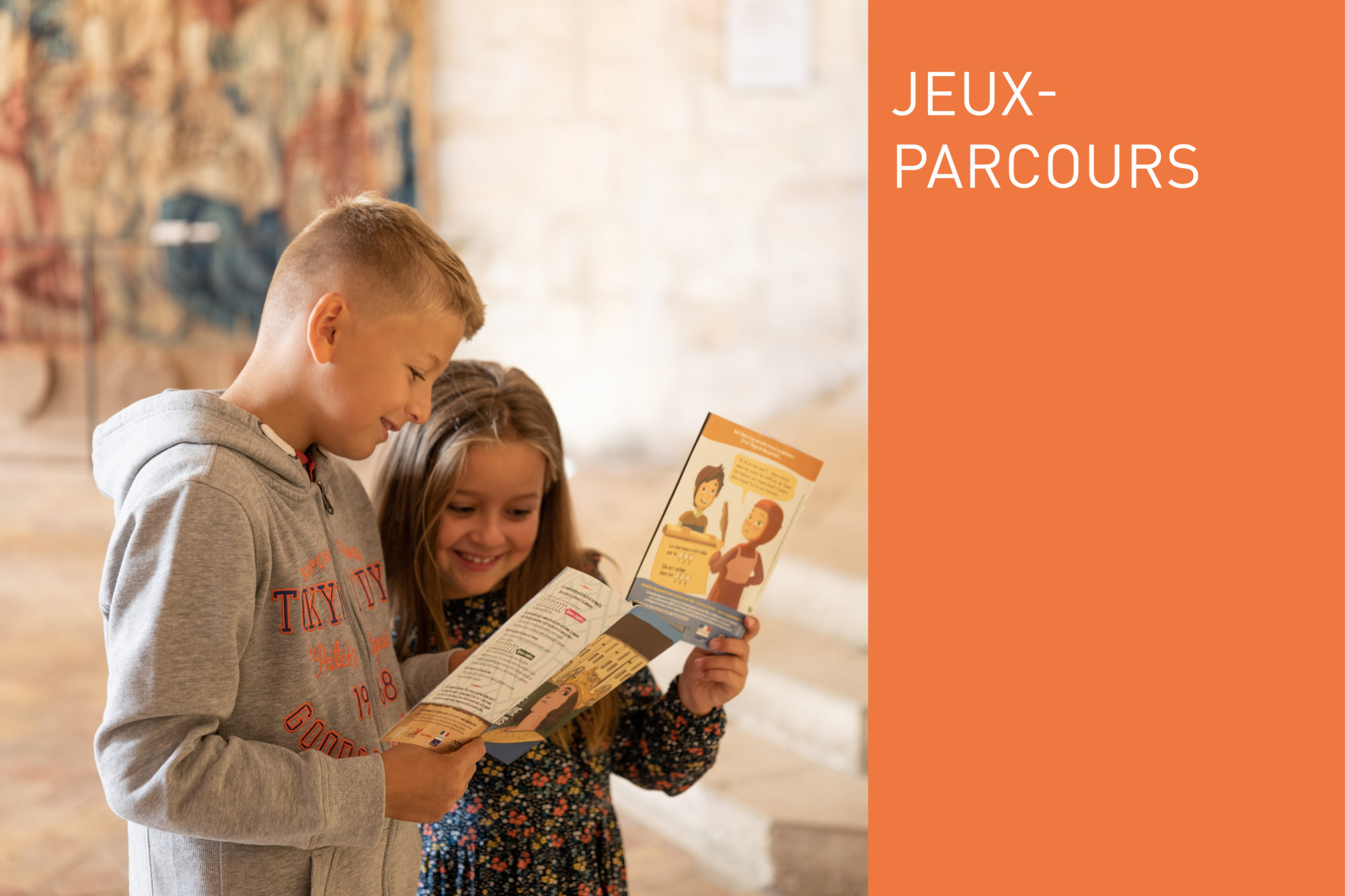 Les jeux-parcours pour vos sorties scolaires dans le Val d'oise, &agrave; l'abbaye de Royaumont