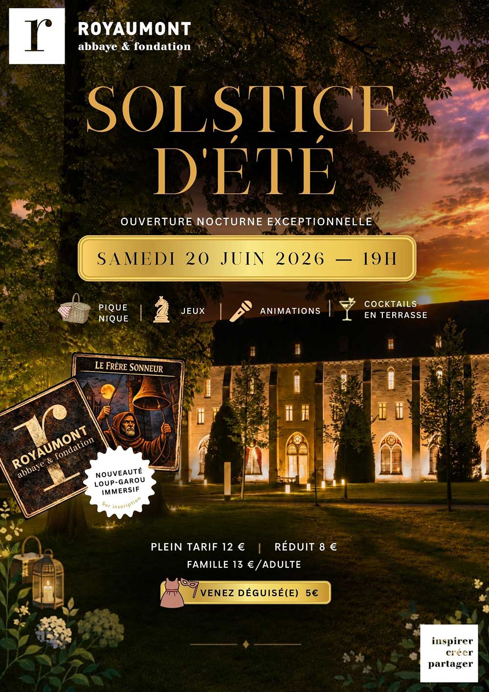 Une activité nocturne à l'abbaye