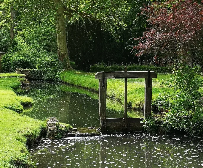 Le canal de l'abbaye de Royaumont