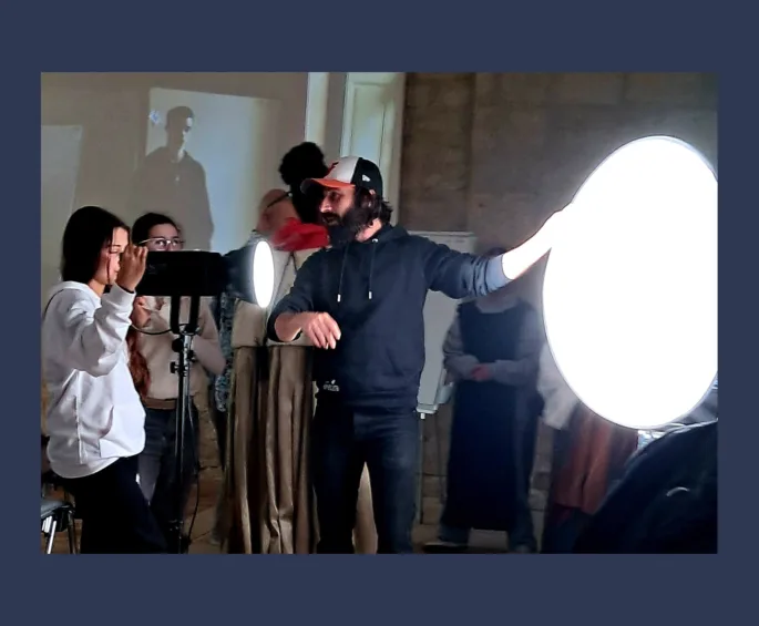 Tournage participatif &agrave; l'abbaye de Royaumont