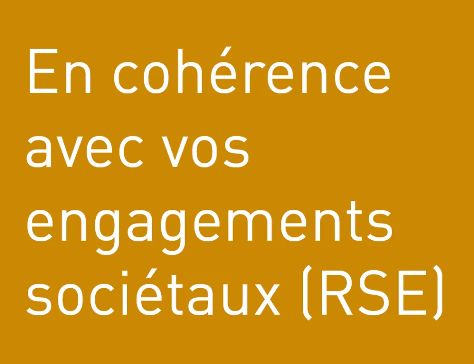 Vignette &agrave; propos des s&eacute;minaires : "En coh&eacute;rence avec vos engagements soci&eacute;taux (RSE)"