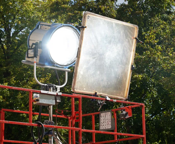 Tournage &agrave; l'abbaye de Royaumont