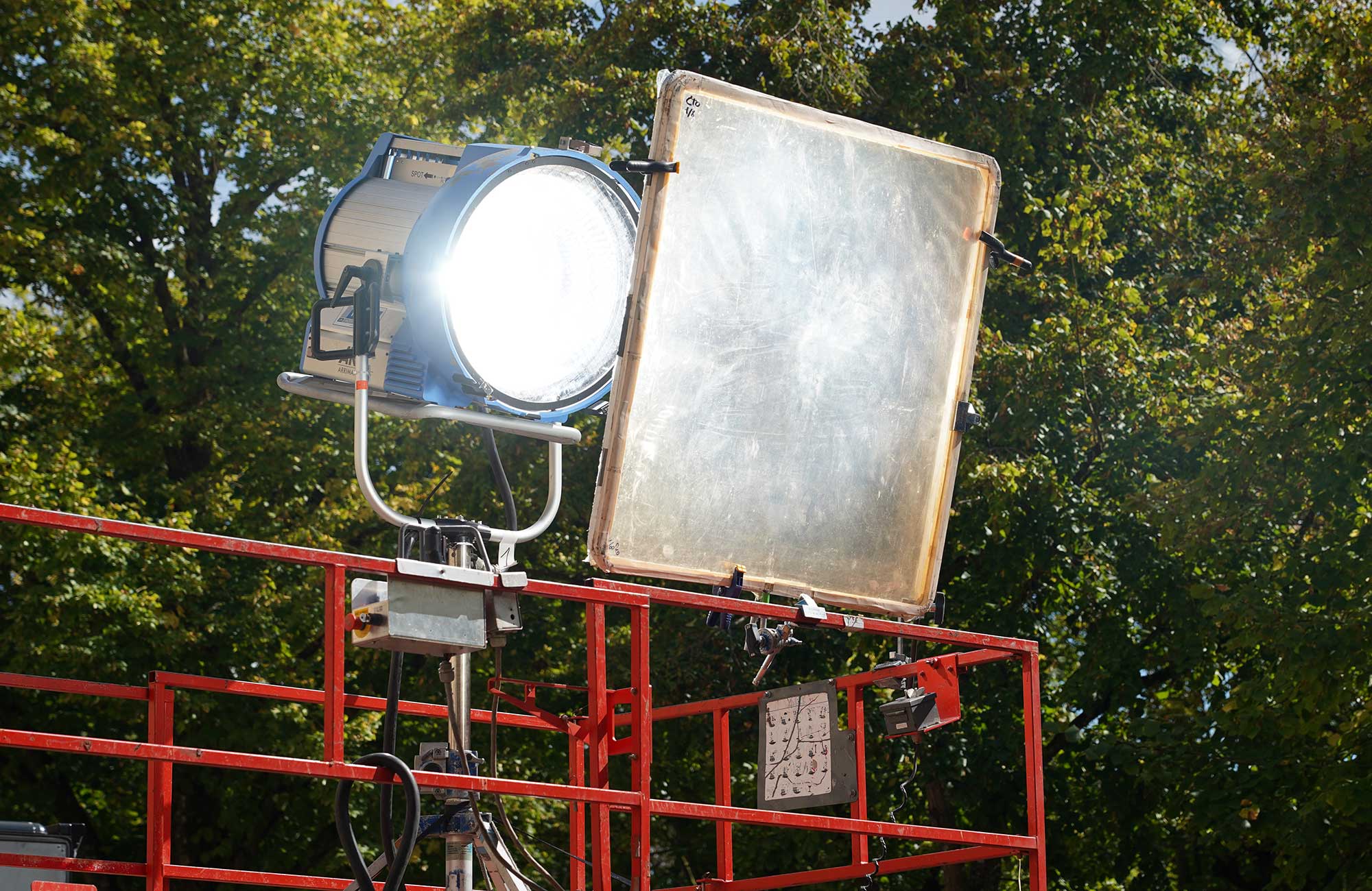 Tournage à l'abbaye de Royaumont