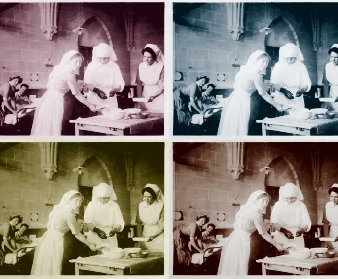 Les infirmi&egrave;res &eacute;cossaises qui ont soign&eacute; des bless&eacute;s &agrave; Royaumont entre 1915 et 1919